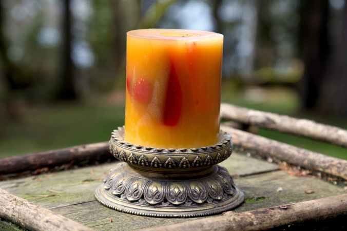 Home made candle Home made candle