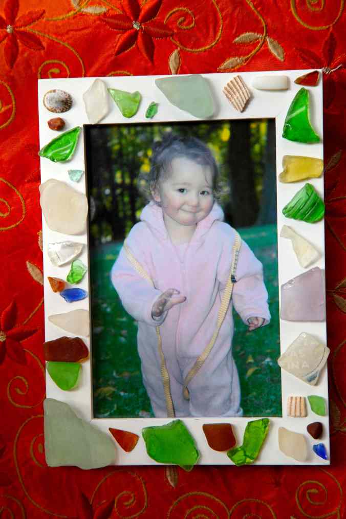 Sea Glass Frame Sea Glass Frame